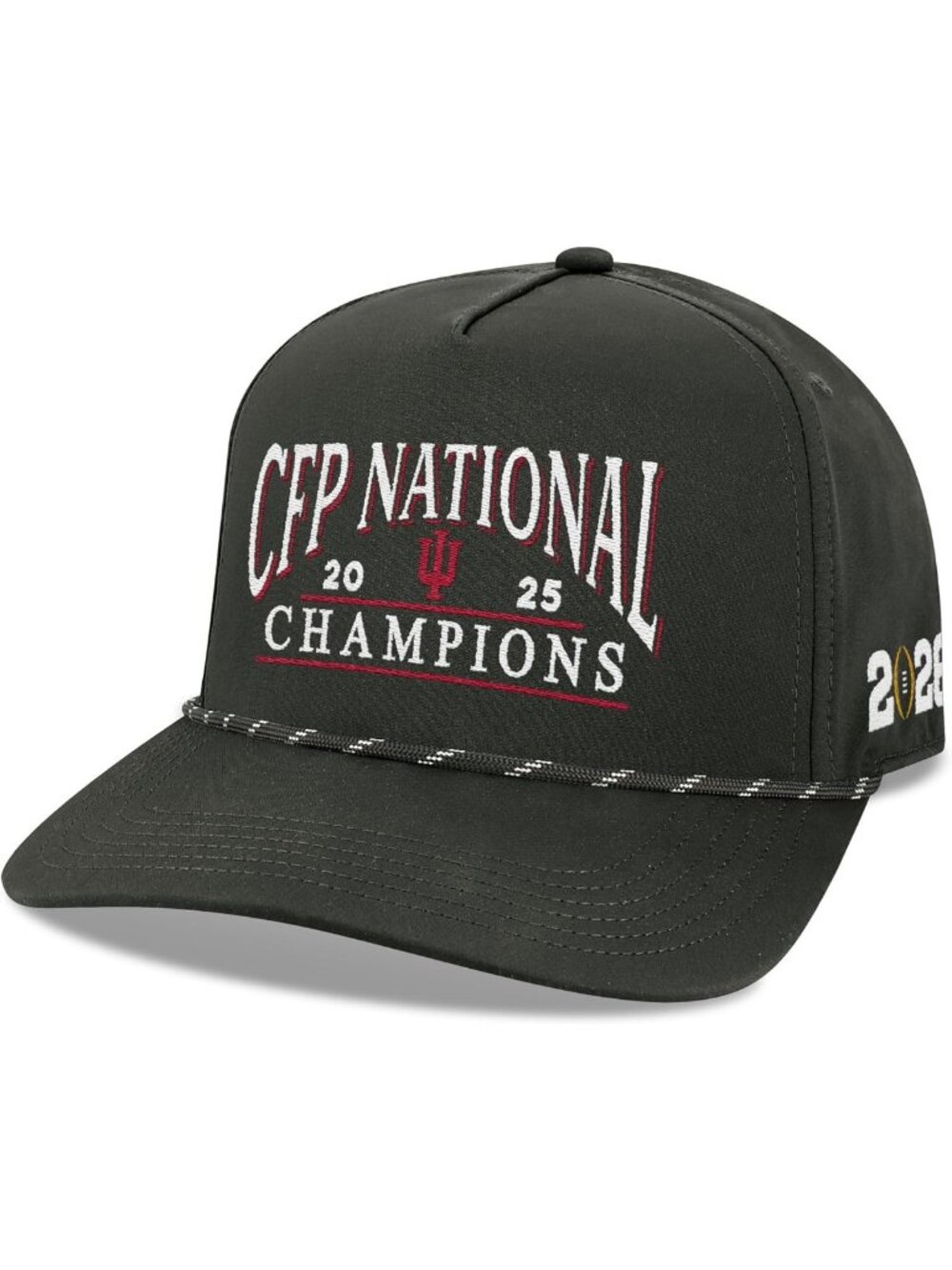 Indiana Hoosiers Rope Hat - NCAA Champions Adjustable Caddy Style, One Size
